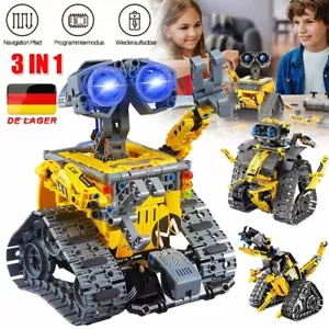 Robot tecnico telecomandato per bambini 520pz 3in1 RC giocattolo da costruzione dinosauro - Foto 1 di 19