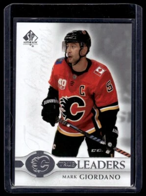2020-21 SP Authentic True Leaders Mark Giordano Calgary Flames #TL-MG - Image 1 of 2