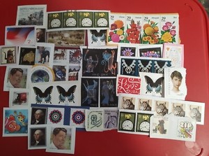 Face Value $21.16 Usa Uncanceled Stamps on Paper Most Forever  On Paper