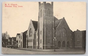 Webster City Iowa IA, Methodist Episcopal Church, 1914 antike Postkarte - Bild 1 von 2