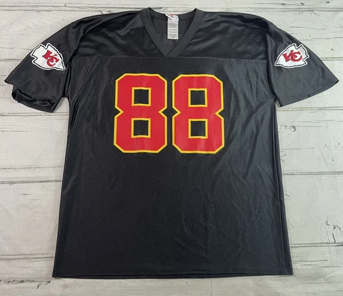 Tony Gonzalez Jersey Kansas City Chiefs Black #88 NFL Players sz XL - EUC Cover