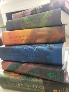 Harry Potter Lot 6 of Series by JK Rowling - US First Editions HC  Jackets - Picture 1 of 13