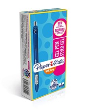 Paper mate 1957054 Penne Inkjoy Gel - 0,7 mm - Blu - conf.12 pz Papermate