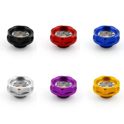 Tapa de llenado de aceite JDM Mugen / Cubierta de tapa del radiador / Atar batería para Honda Civic Foto 1 de 4