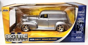 Jada 1:24 Bigtime Kustoms 1939 Chevy Sedan Delivery Silver Diecast VINTAGE - Picture 1 of 7