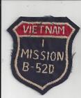 PATCH USAF REPRODUCTION B-52D 1 MISSION VIETNAM       