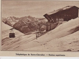 1942 -- GEWÄCHSHAUS TELEPHERIQUE CHEVALIER SUPERIOR STATION 3F244 - Bild 1 von 1