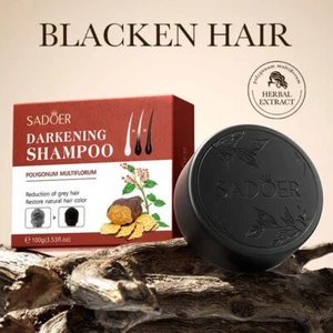 Black Hair Shampoo Bar Polygonum Multiflorum Nourishment Anti White Hair S...| - Bild 1 von 10