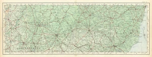 The Fens, East Midlands & Suffolk. Cambridge Ipswich ORDNANCE SURVEY 1922 map - Picture 1 of 1