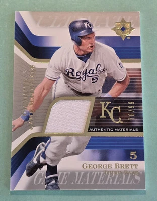2004 UD Ultimate Collection GEORGE BRETT Game Materials #/99 Jersey Patch Royals - Image 1 of 3