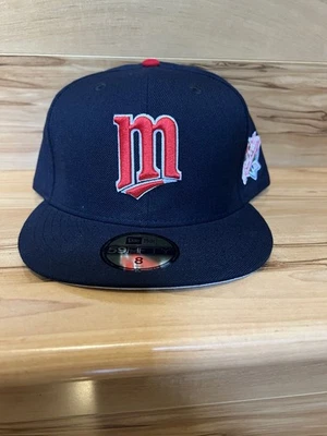 Gorra ajustada New Era 59fifty de los Minnesota Twins. Talla 8. Parche Serie Mundial 1987 Foto 1 de 4