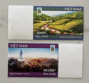 Vietnam 2017 Lao Cai Montaña Fansipan Sello Como Nuevo MNH Paisaje Terraza - Imagen 1 de 1