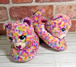 Mädchen Build A Bear Workshop Leopard Konfetti Slipper Schuhgröße Small 10/11 Kinder - Bild 1 von 12