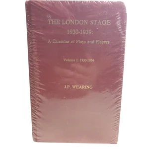 NEU The London Stage 1930 - 1939 A Calender of Plays & Players. Band 1, 2 & 3 - Bild 1 von 11