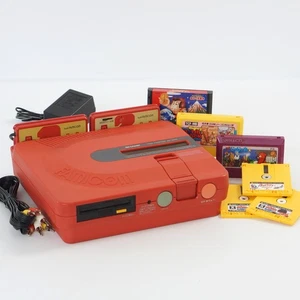 TWIN FAMICOM SHARP Console AN500-R Red wz Games Tested System JAPAN 317579 - Picture 1 of 15