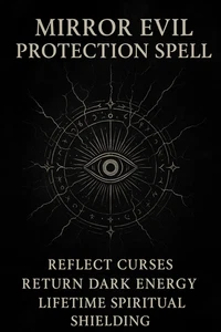Mirror Evil Protection Reflect Curses, Return Dark Energy & Permanent Shielding - Picture 1 of 1