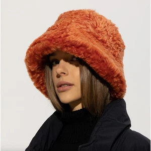 kult Fischerhut Gaia Kumi orange Lammfell Wolle - Bild 1 von 8