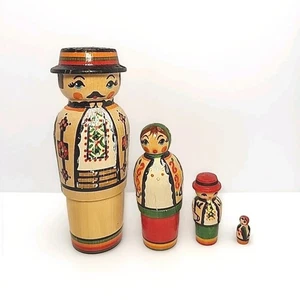 Muñecas anidadoras rusas de colección familiares pintadas a mano muñecas de madera coleccionables ■ - Imagen 1 de 10