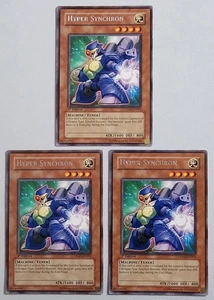 3 x YuGiOh TCG Hyper Synchron CRMS-DE003 1. Auflage Near Mint NM - Bild 1 von 15