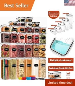 Bidoni di stoccaggio ermetici - contenitori per cereali e pasta - Foto 1 di 8