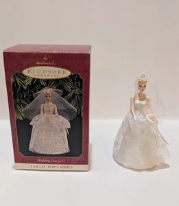 Neu 1997 Hallmark Keepsake Wedding Day Barbie Ornament Collector’s Series - Bild 1 von 6