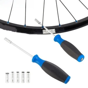 Fünf Steckschlüssel Satz für Innenspeichennippel in für Fahrrad Radbau - Picture 1 of 4