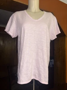Wilt Womens Short Sleeve Scoop Neck High Low Pullover T Shirt Pink Size M - Picture 1 of 12