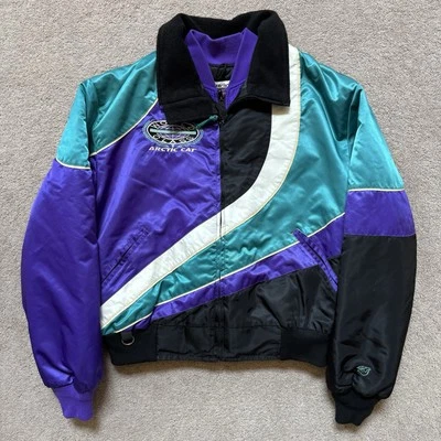 CHAQUETA BOMBER MOTO DE NIEVE Y2K Vintage ARCTIC CAT AÑOS 90 XL Thinsulate con forro Foto 1 de 4