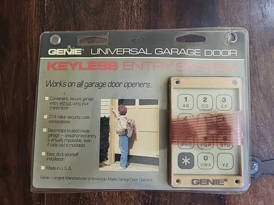 Genie Universal Puerta de Garaje Teclado de Entrada Sin Llave KEP-1 Foto 1 de 4