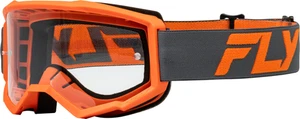 FLY RACING 37-51154 FOCUS GOGGLE CHARCOAL/ORANGE W/ CLEAR LENS 37-51154 - Picture 1 of 1