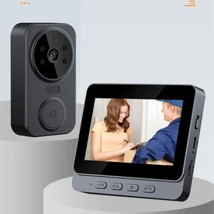 4,3" Monitor Video Türklingel mit HD Kamera Funkklingel Türsprechanlage Doorbell - Bild 1 von 18