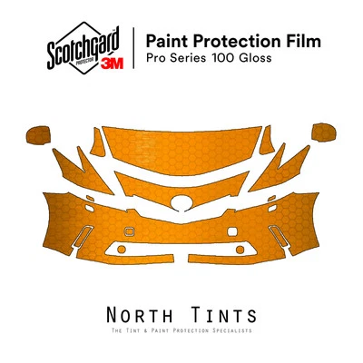 Kit de sutiã transparente Toyota Prius V 2012-2014 3M PRO PreCut filme de proteção de pintura PPF - Imagem 1 de 4