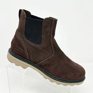 Sorel Herren Chelsea Braun Wildleder Leder Wasserdicht Stiefel Größe 7,5 Komfort - Bild 1 von 12