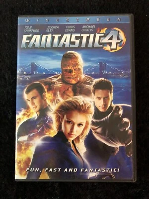 Fantastic Four (DVD, 2009, Widescreen) Exclusive Bonus DVD, Pre-owned Foto 1 de 3