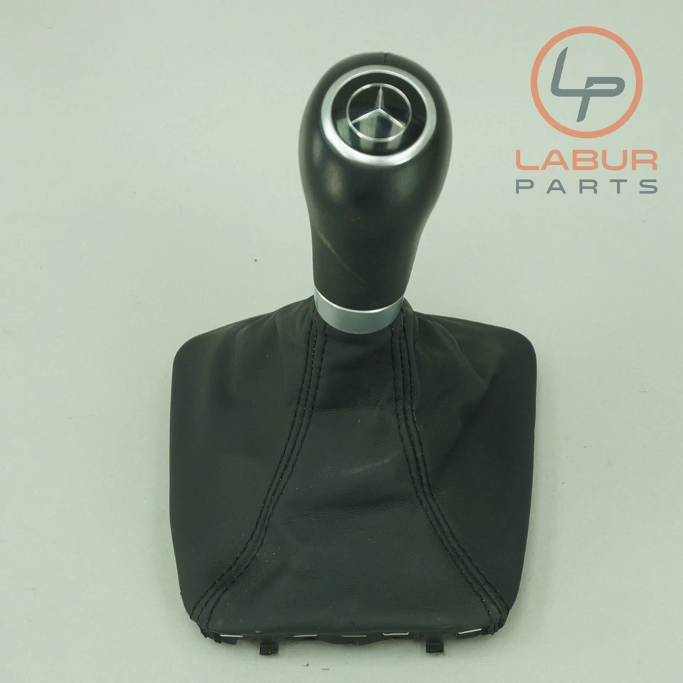 R172 12-16 Mercedes Clase SLK Palanca de cambios Perilla Bota Cubierta Negro K103 Foto 1 de 4