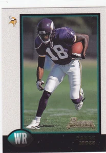 Randy Moss 1998 Bowman Rookie #182 Minnesota Vikings New England Patriots RC NM - Foto 1 di 1