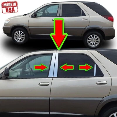 Juego de 6 piezas de cubierta de puerta con poste espejado para Buick Rendezvous 01-07 Foto 1 de 4