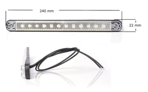 LED Umrissleuchte Positionsleuchte Begrenzungsleuchte Licht Vorn Weiss Nr 826 - Bild 1 von 6