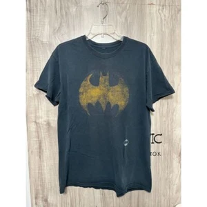 Batman double logo t shirt Medium men's DC comics No tag - Picture 1 of 4