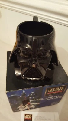 STAR WARS DARTH VADER MUG 1997 CERTIFICATE OF AUTHENTICITY APPLAUSE BNIB - Image 1 of 4