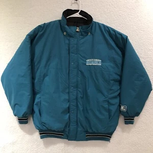 Vintage San Jose Sharks Starter Jacket 90s Mens XL NHL Blue No Hood - Picture 1 of 13