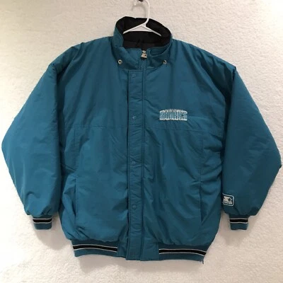 Винтажная мужская стартовая куртка San Jose Sharks 90-е XL NHL синяя без капюшона - Изображение 1 из 4