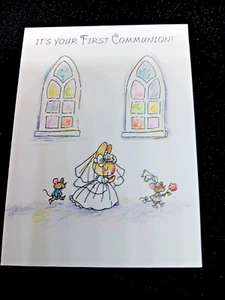 First Communion Greeting Card w/Envelope - Picture 1 of 1