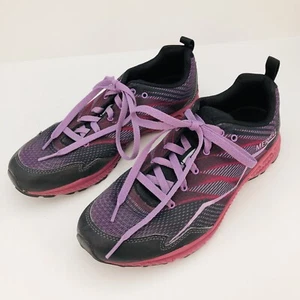 Women's Merrell Trail Crusher Size 9 Running Shoe Sneaker Pink Purple Blk J37372 - Picture 1 of 13
