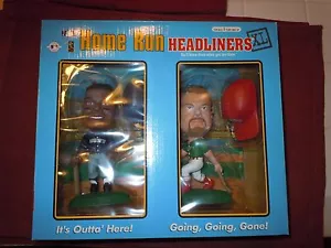 Figuras Mark McGwire y Ken Griffey Jr 1998 cabezas de cartel de Homerun sin abrir - Imagen 1 de 6