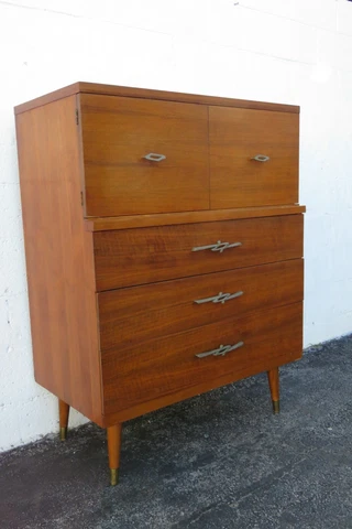 Mid Century Modern Tall Chest of Drawers 2715 Cover
