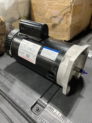 B2859 Square Flange 2HP Up-Rated Pool Spa Pump Motor Century A.O. Smith **READ - Image 1 of 4