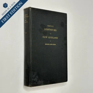 1945 "Famous Lighthouses of New England" E.Snow (Hardcover, Illustrated) - Imagen 1 de 22