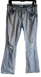 Aeropostle Womens/Juniors Hailey Skinny Flare Distressed Jeans Size 5/6 Reg Y2K - Picture 1 of 11