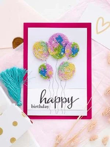 Abris Art Postcard cross-stitch kit - Making dreams come true! AOO-002 - Picture 1 of 8